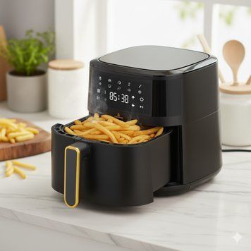 Фритюрниця електрична Crownberg CB-5550 аерогриль електричний для смаження без олії 2000 Вт мультипіч CB5550 фото