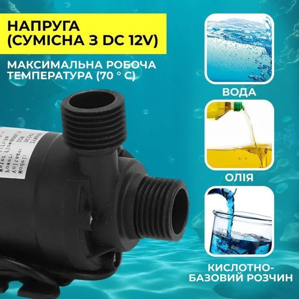 Насос водяний 12V 22W тато 100000725 фото