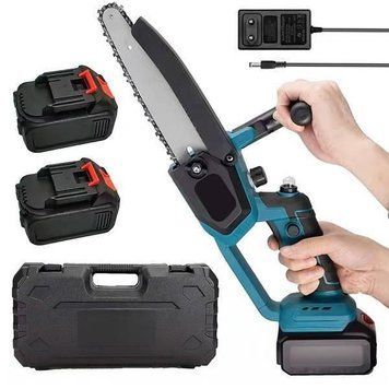 Акумуляторна мінімізова Electric chain saw 8 дюймів + 2 акумулятори 48V Мініпила садова SP488 фото