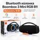 Бездротова Bluetooth колонка з LED підсвічуванням Boombox 3 Mini RGB B11 RGBB11 фото 1