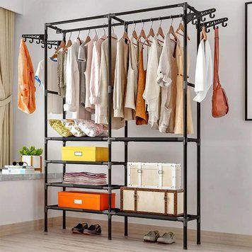 Вешалка для одежды 86/43/173 Simple Coat Rack Double Row / Вешалка с полками COAT16112 фото