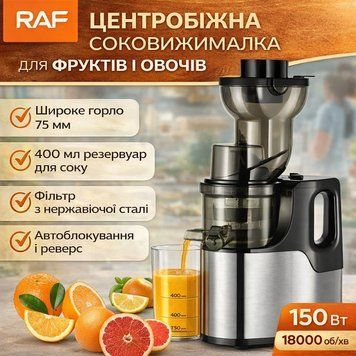 Соковижималка RAF R.2857 електрична 400ml 150W RAFR2857 фото